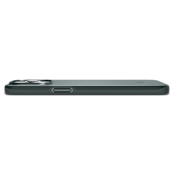 Spigen iPhone 15 Pro Thin Fit -suojakuori, Abyss Green