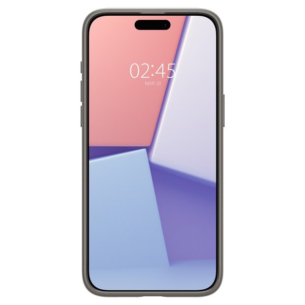 Spigen iPhone 15 Pro Thin Fit -suojakuori, Gunmetal
