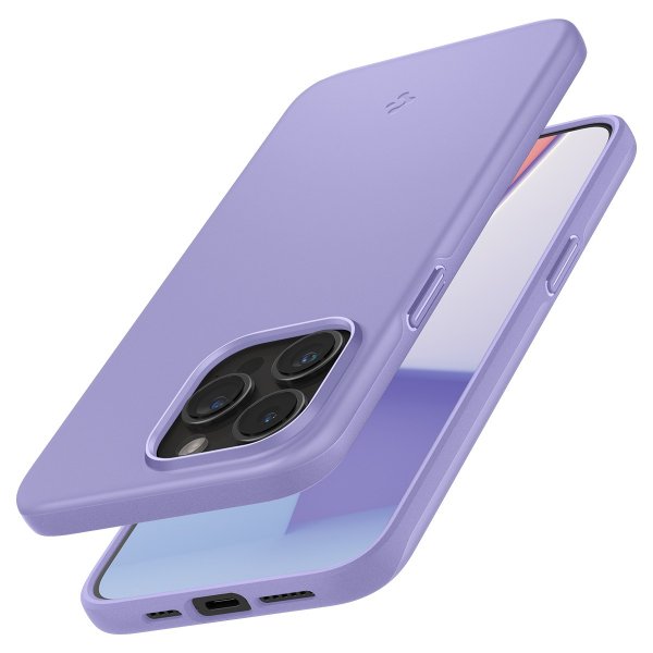 Spigen iPhone 15 Pro -suojakuori Thin Fit Iris Purple