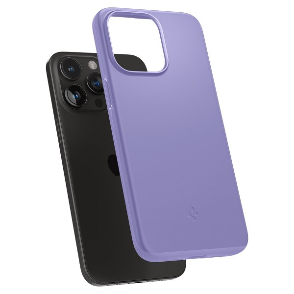 Spigen iPhone 15 Pro -suojakuori Thin Fit Iris Purple