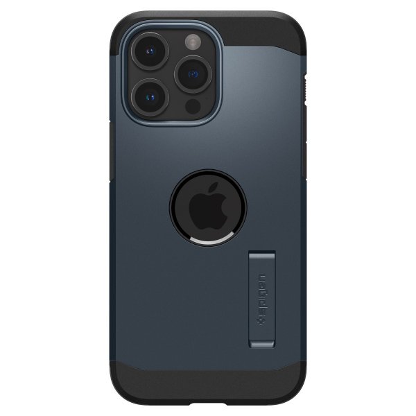Spigen iPhone 15 Pro -suojakuori Tough Armor MagFit Metal Slate