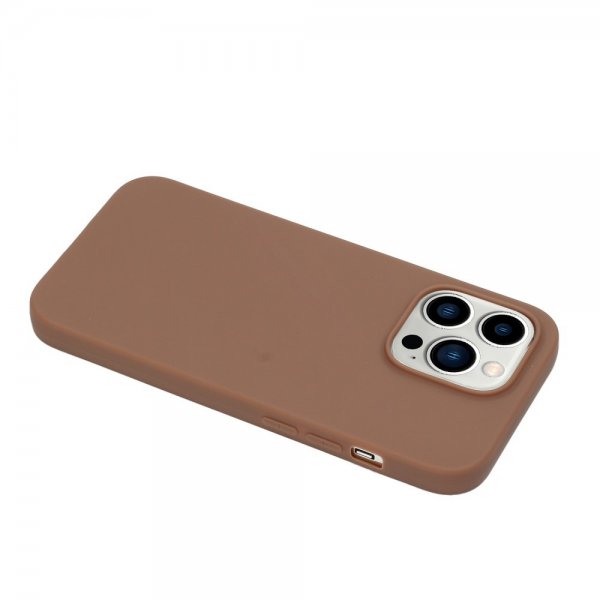 iPhone 15 Pro Kuori TPU Kahvi