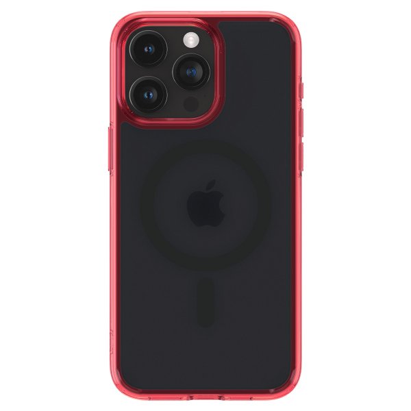 Spigen iPhone 15 Pro -suojakuori Ultra Hybrid MagFit Frost Deep Red