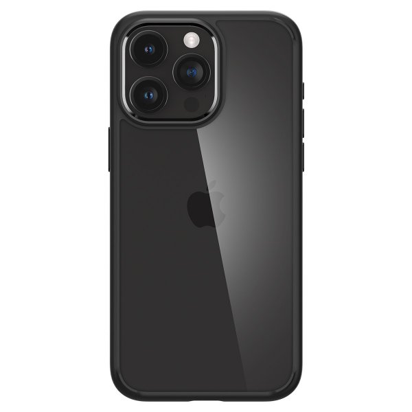 Spigen iPhone 15 Pro -suojakuori Ultra Hybrid Matte, matta musta