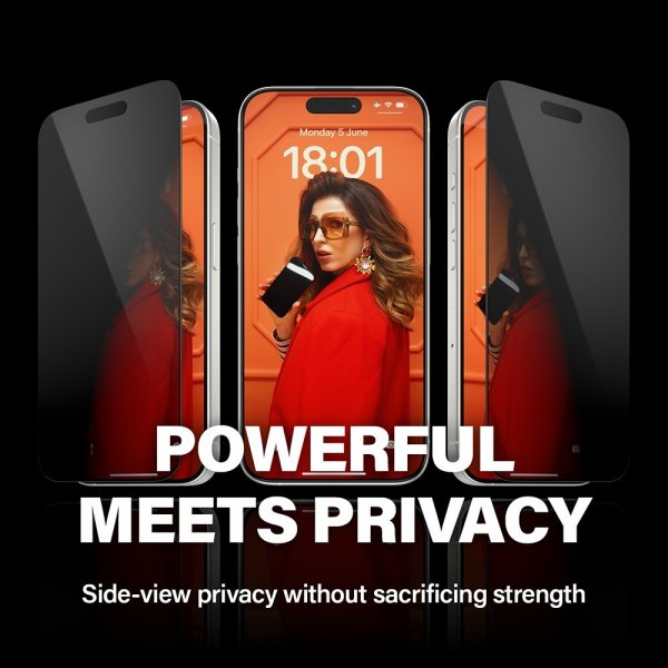 PanzerGlass iPhone 15 Pro Näytönsuoja Ultra-Wide Fit Privacy EasyAligner