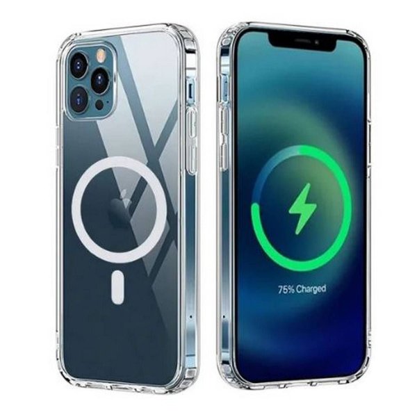 Rvelon iPhone 15 Pro Kuori MagSafe TPU Läpinäkyvä