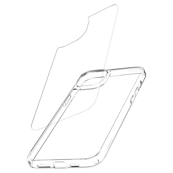 Spigen iPhone 15 -kuori Air Skin Hybrid Crystal Clear