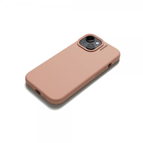 Nudient iPhone 15 -kuori Base Case Peach Orange