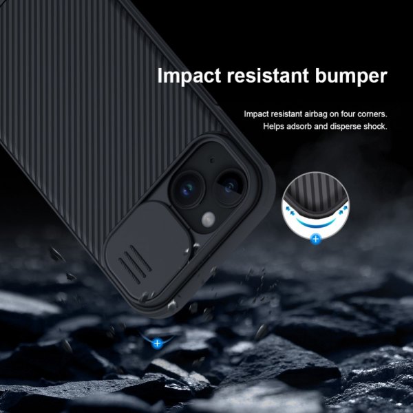 Nillkin iPhone 15 CamShield Kuori Sininen