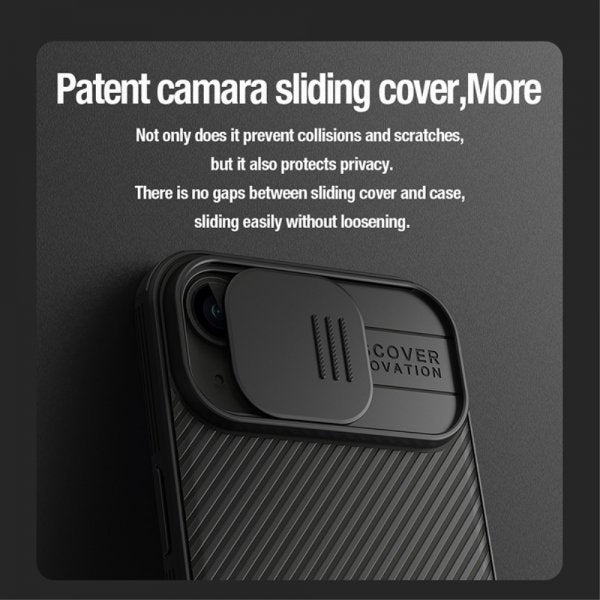 Nillkin iPhone 15 Suojakuori CamShield Pro MagSafe Musta