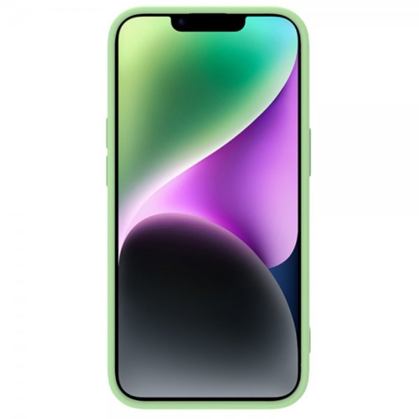 Nillkin iPhone 15 kuori CamShield Silky vihreä