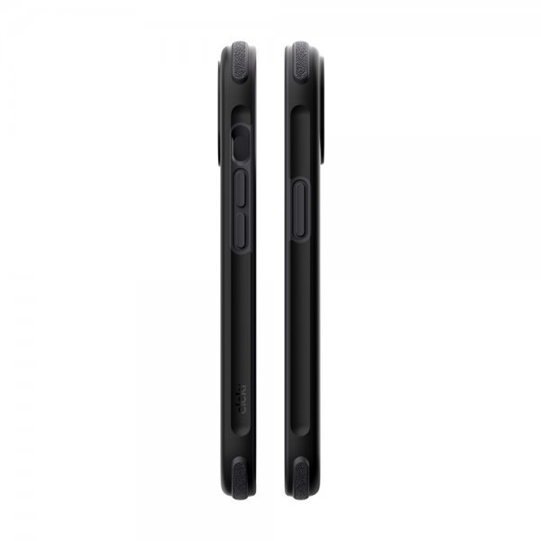Clckr iPhone 15 Suojakuori Carbon MagSafe Musta