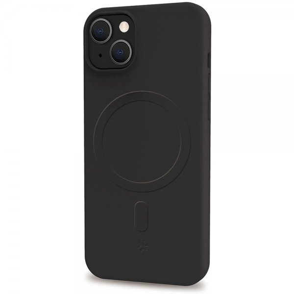 Celly iPhone 15 -suojakuori CROMOMAG, musta