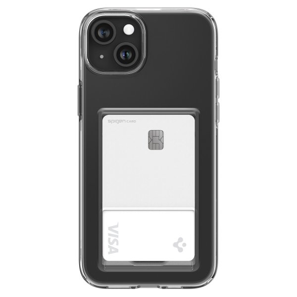 Spigen iPhone 15 Suojakuori Crystal Slot Crystal Clear