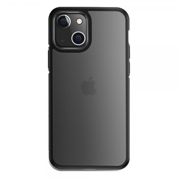 X-Level iPhone 15 Kuori Himmeä Läpinäkyvä Musta