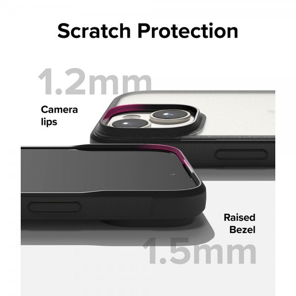 Ringke iPhone 15 -suojakuori Fusion Bold Matte Black