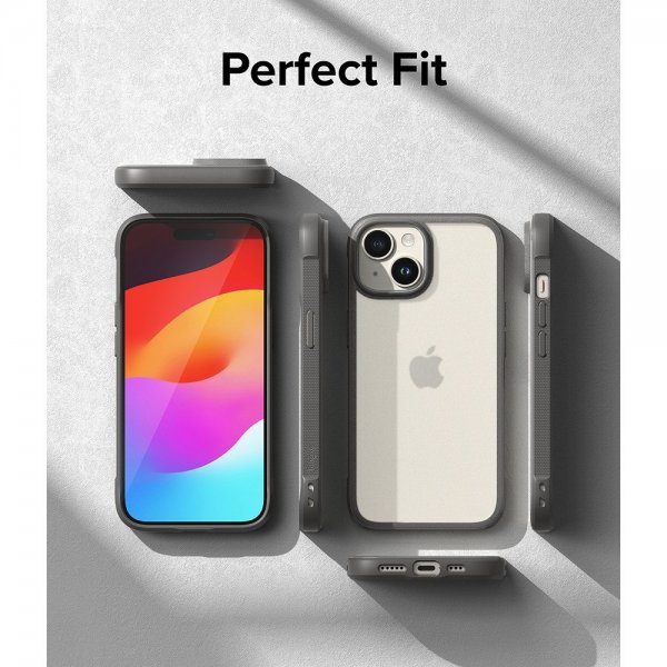 Ringke iPhone 15 Kuori Fusion Bold Matte Gray