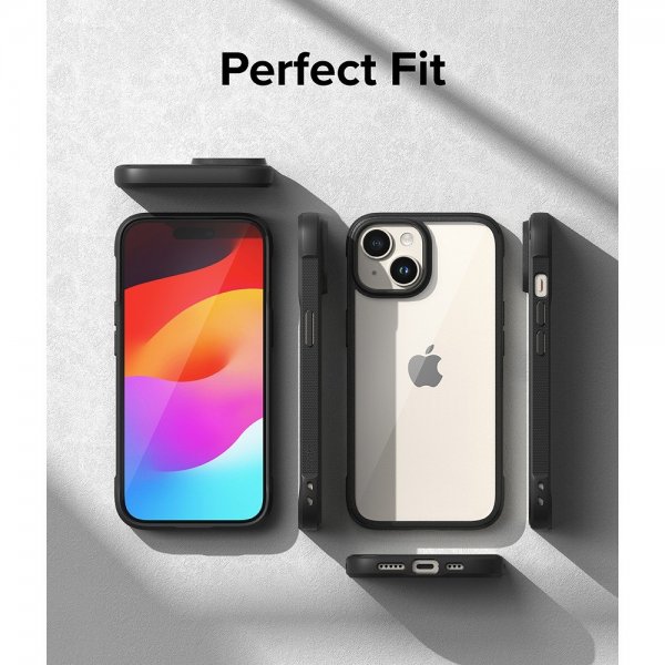 Ringke iPhone 15 Kuori Fusion Bold Musta