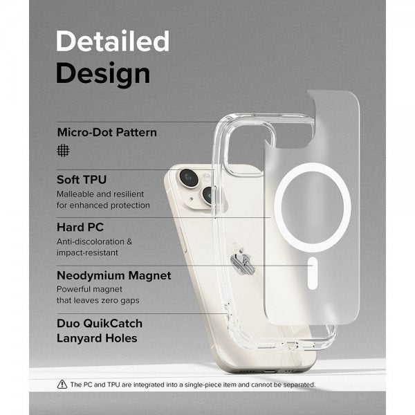 Ringke iPhone 15 Kuori Fusion Magnetic Matte