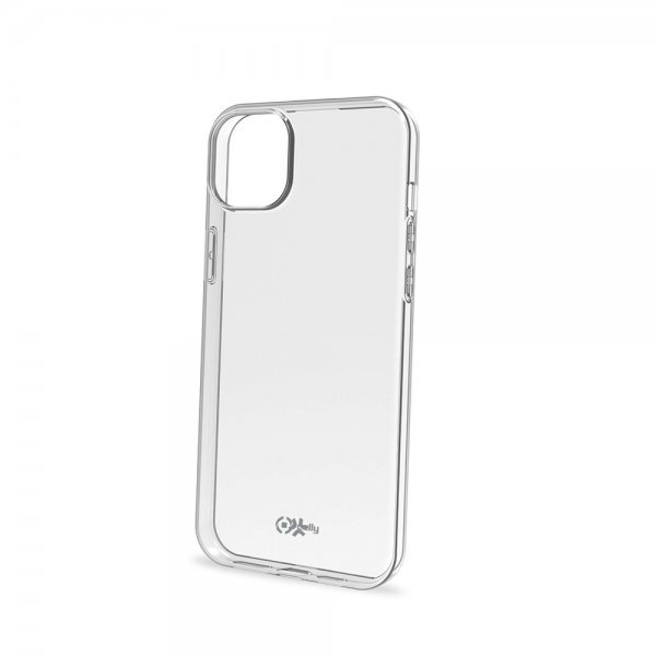 Celly iPhone 15 -suojakuori GELSKIN Läpinäkyvä