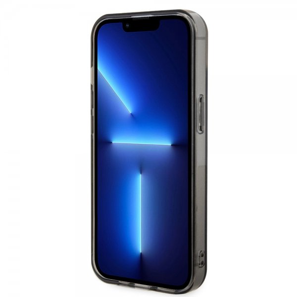 Karl Lagerfeld iPhone 15 -kuori Ikonik MagSafe Musta