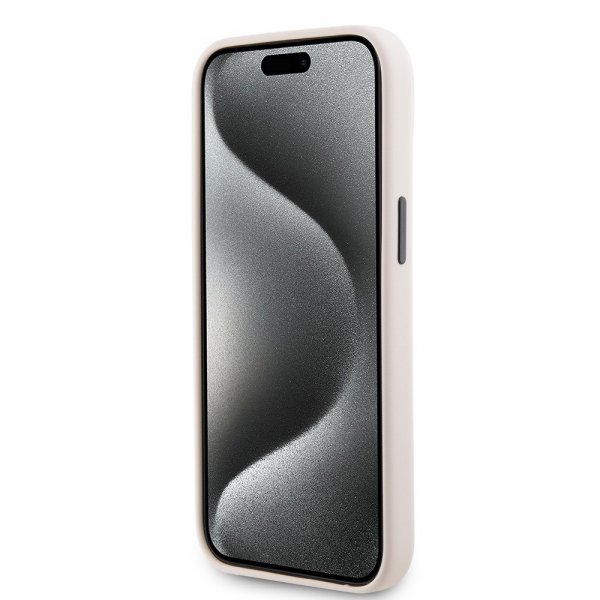 Karl Lagerfeld iPhone 15 -kuori Ikonik NFT Pinkki