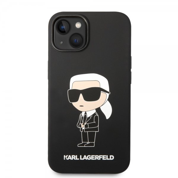 Karl Lagerfeld iPhone 15 -suojakuori Ikonik NFT Musta