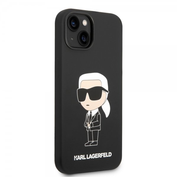 Karl Lagerfeld iPhone 15 -suojakuori Ikonik NFT Musta