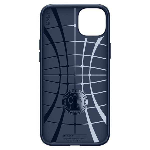 Spigen iPhone 15 -kuori Liquid Air Navy Blue
