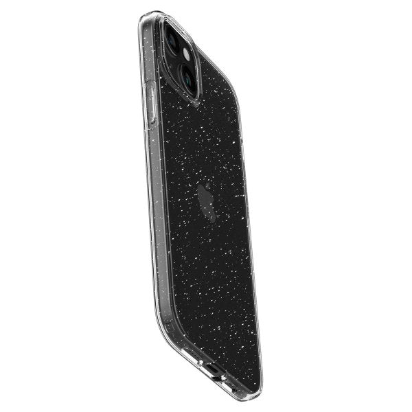 Spigen iPhone 15 -kuori Liquid Crystal Glitter Crystal Quartz