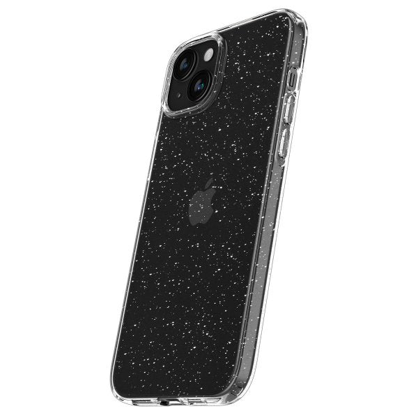 Spigen iPhone 15 -kuori Liquid Crystal Glitter Crystal Quartz