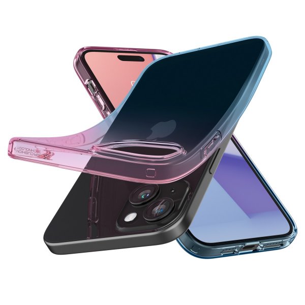 Spigen iPhone 15 -kuori Liquid Crystal Gradation