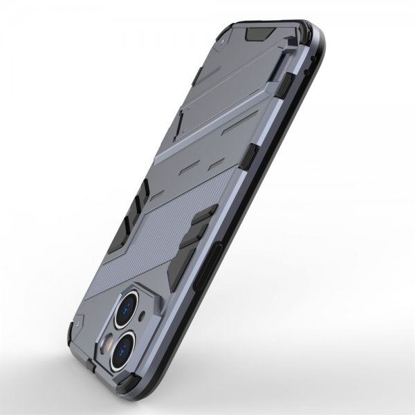 iPhone 15 -kotelo jalustalla, tummansininen