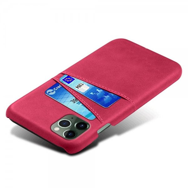 iPhone 15 -kuori kahdella korttipaikalla, Magenta