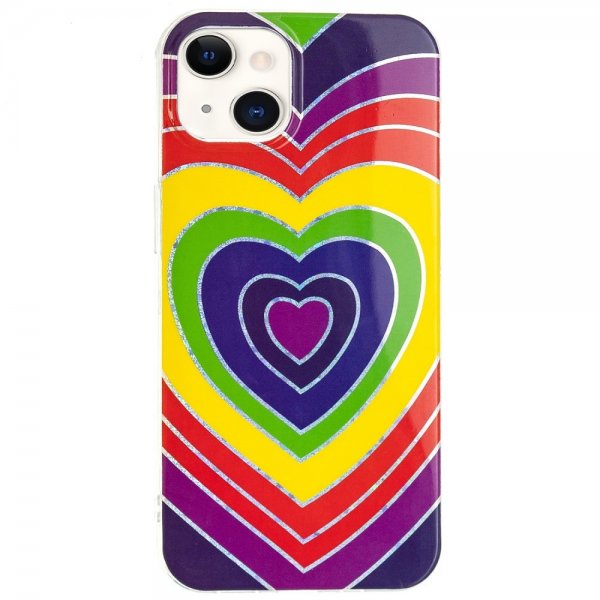 iPhone 15 -kuori sydänkuviolla