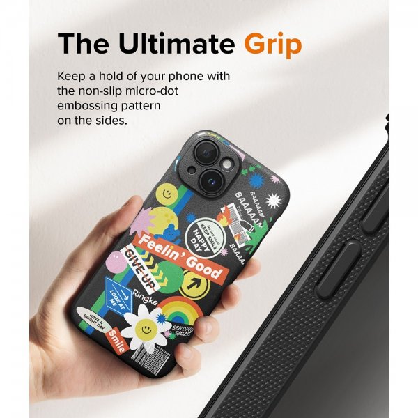 Ringke iPhone 15 Kuori Onyx Design Sticker