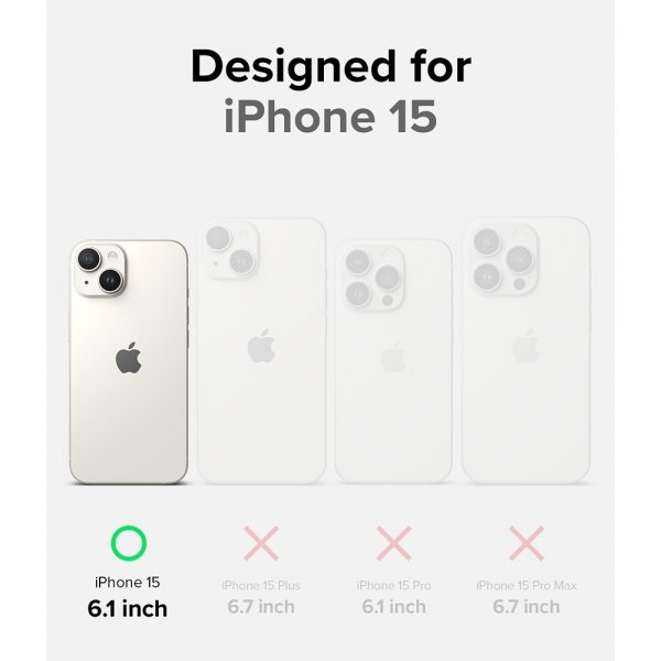 Ringke iPhone 15 Kuori Onyx Musta