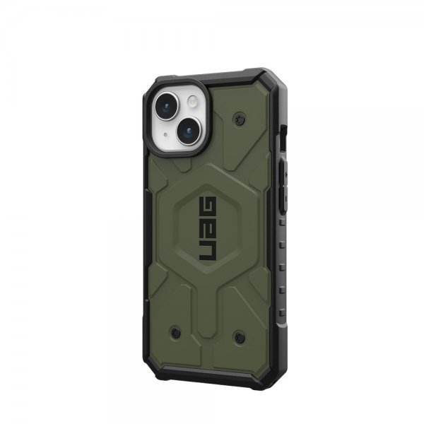 Urban Armor Gear (UAG) iPhone 15 -kuori Pathfinder MagSafe Olive Drab