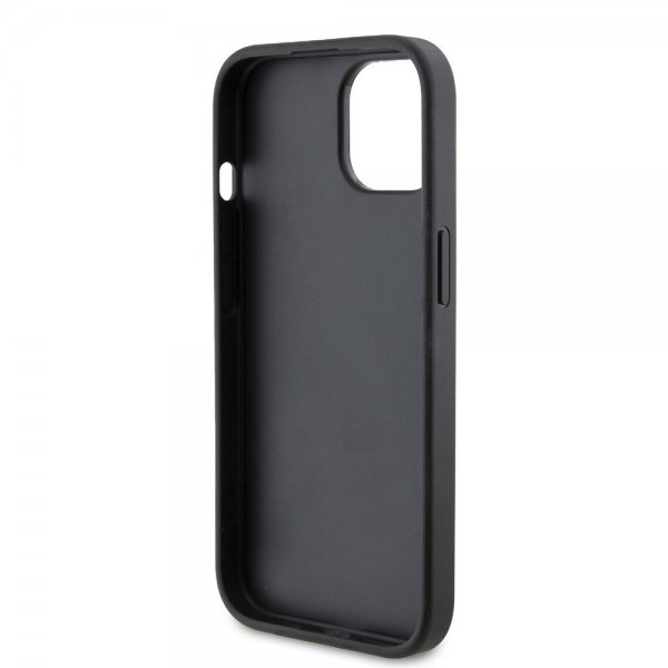 Karl Lagerfeld iPhone 15 Suojakuori Quilted K Pattern Musta