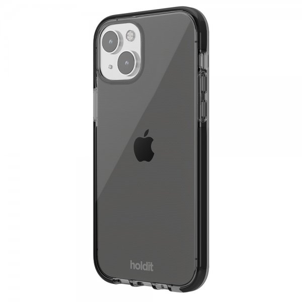 holdit iPhone 15 Seethru -suojakuori, musta