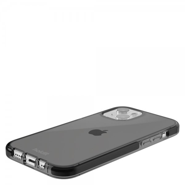 holdit iPhone 15 Seethru -suojakuori, musta