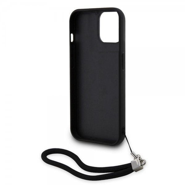 Karl Lagerfeld iPhone 15 -kuori Sequin, musta