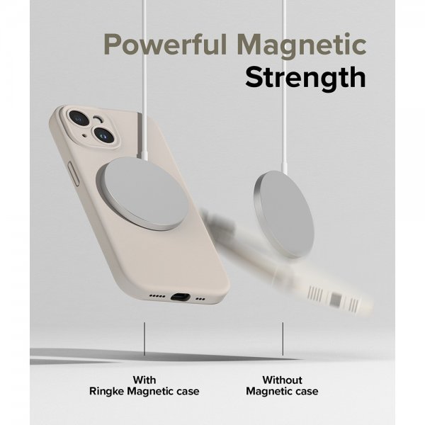 Ringke iPhone 15 Silicone Magnetic Stone -suojakuori