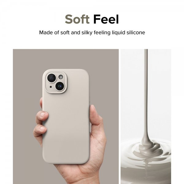 Ringke iPhone 15 Silicone Magnetic Stone -suojakuori