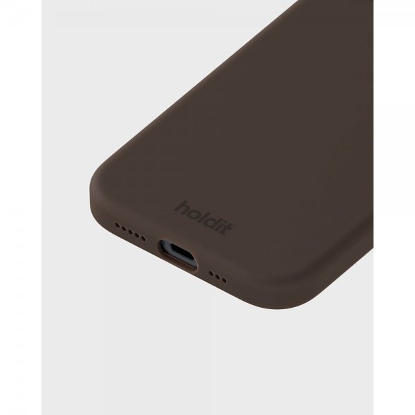 holdit iPhone 13/iPhone 14 Silikonikuori Chocolate