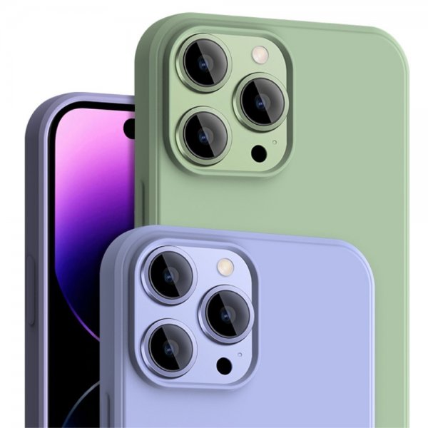 X-Level iPhone 15 -silikonikuori, punainen