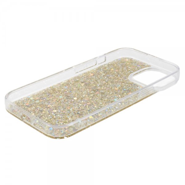 Nordic Covers iPhone 15 -kuori, Sparkle Series, sitriininkulta