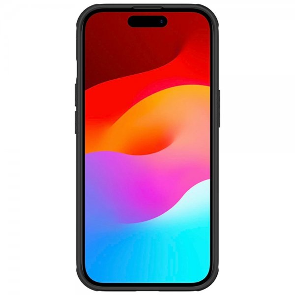 Nillkin iPhone 15 Kuori Super Frosted Shield Pro Musta