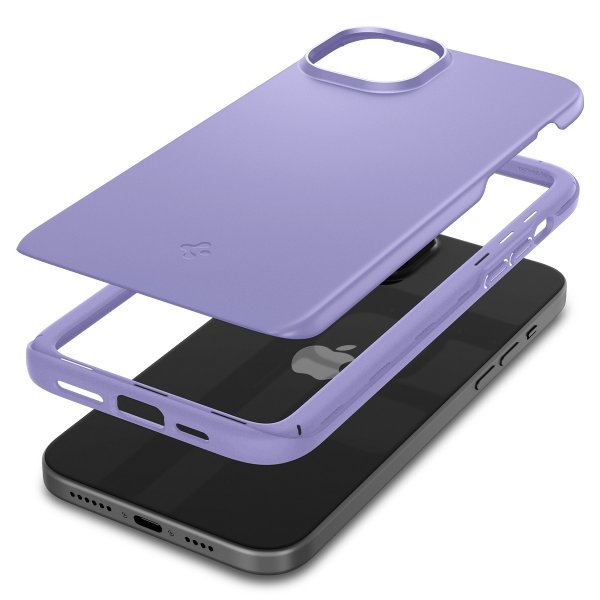 Spigen iPhone 15 Thin Fit -suojakuori, Iris Purple