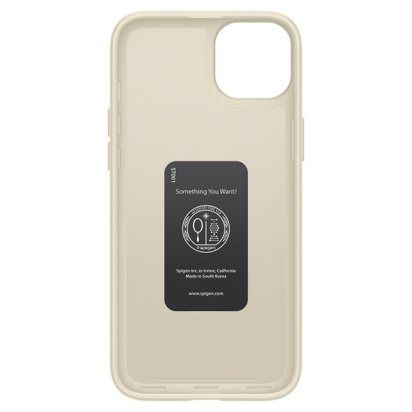 Spigen iPhone 15 -kuori Thin Fit Mute Beige